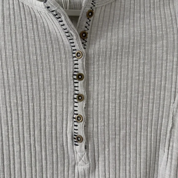 NWT Bohme Emmilianne Ribbed Top grey size xs - Picture 12 of 13